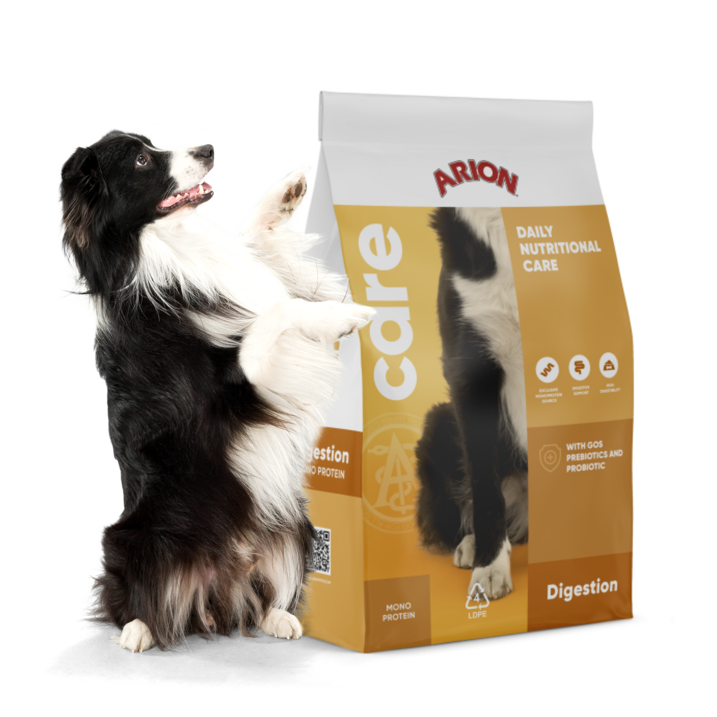 Croquettes chien DIGEST - digestion difficile - ARION CARE - 2kg Fabuldog