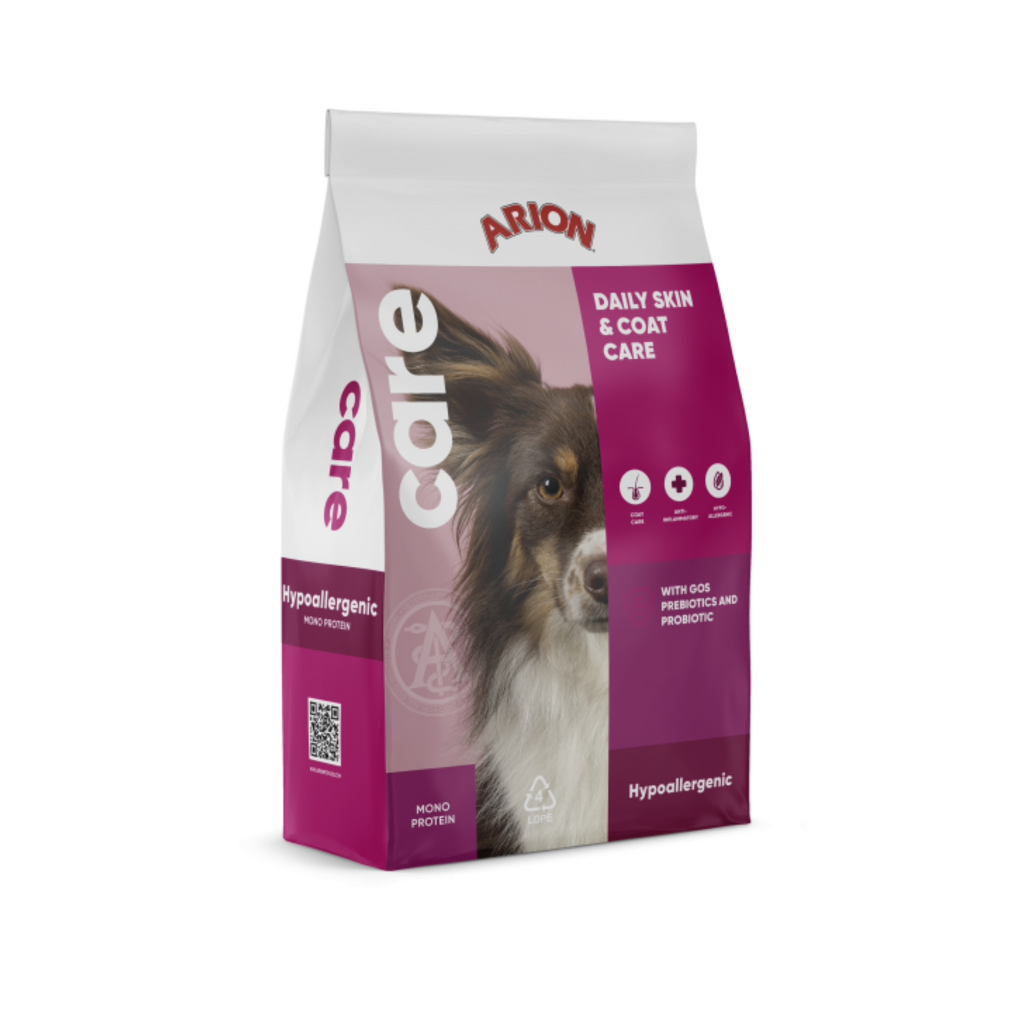 Croquettes chien HYPOALLGENIC - problème peau - ARION CARE - 12kg Fabuldog
