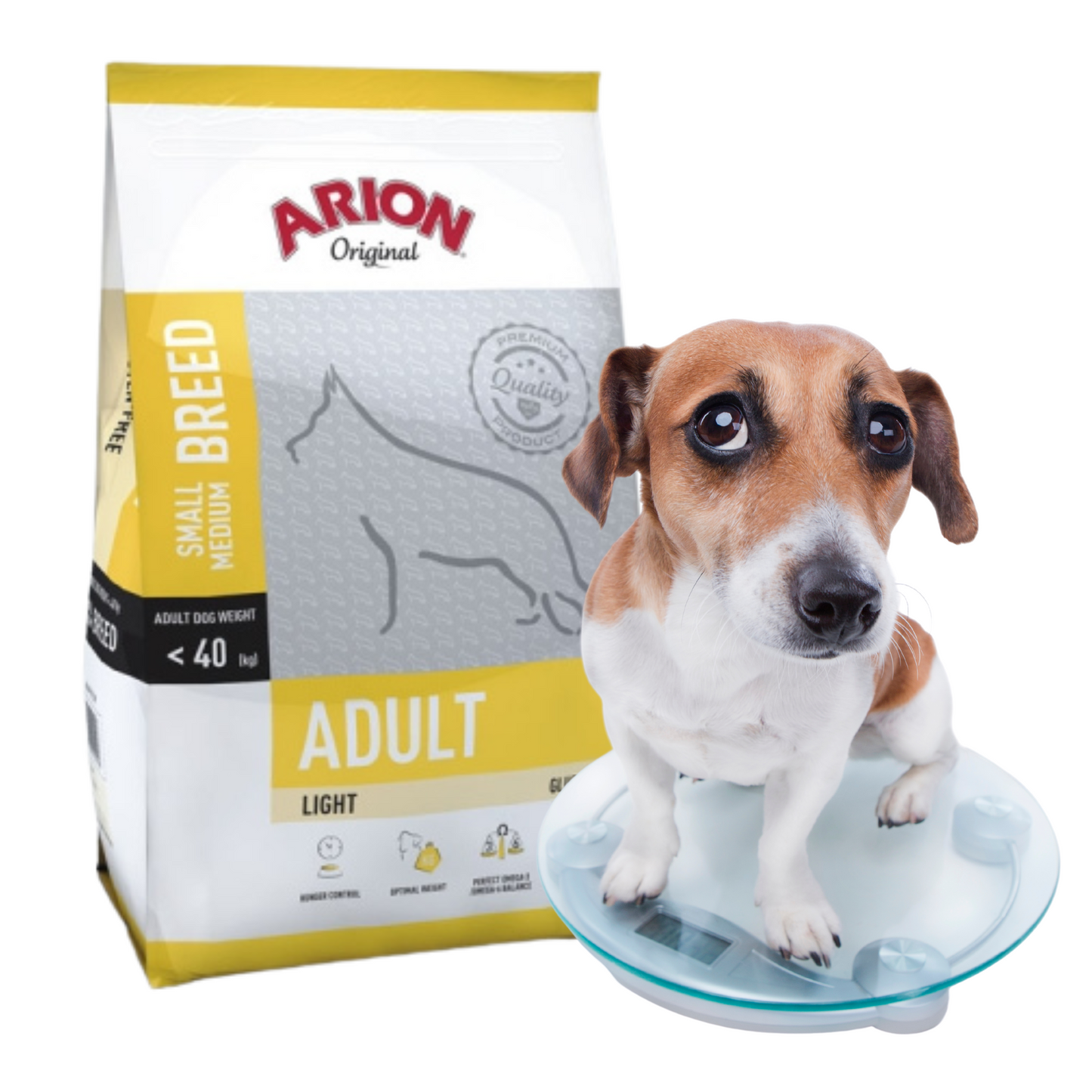 Croquettes chien adulte light - ARION ORIGINAL - 12kg Fabuldog