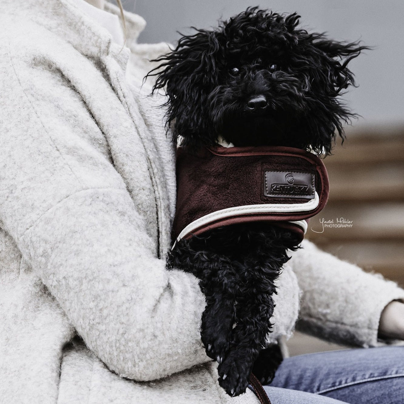 Manteau chien polaire épaisse bordeaux Fabuldog