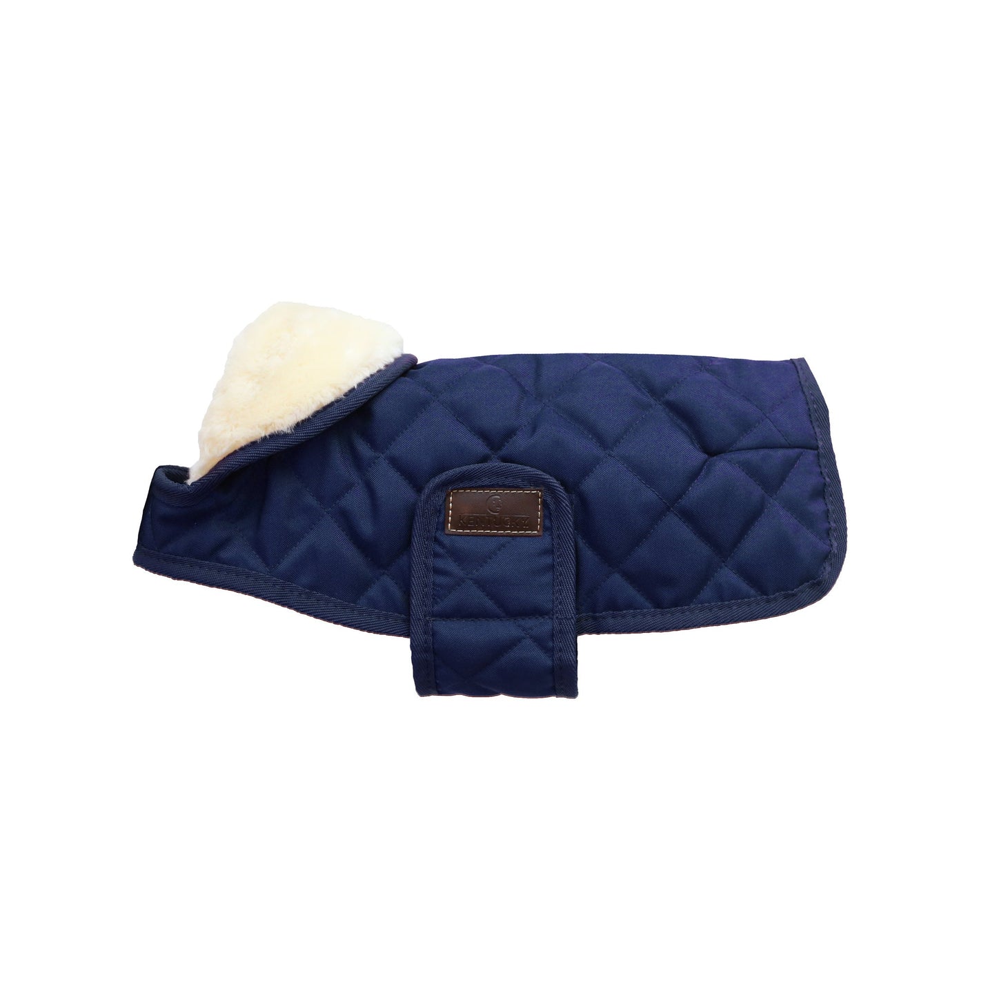 Manteau pour chien matelassé chic Bleu Marine Fabuldog