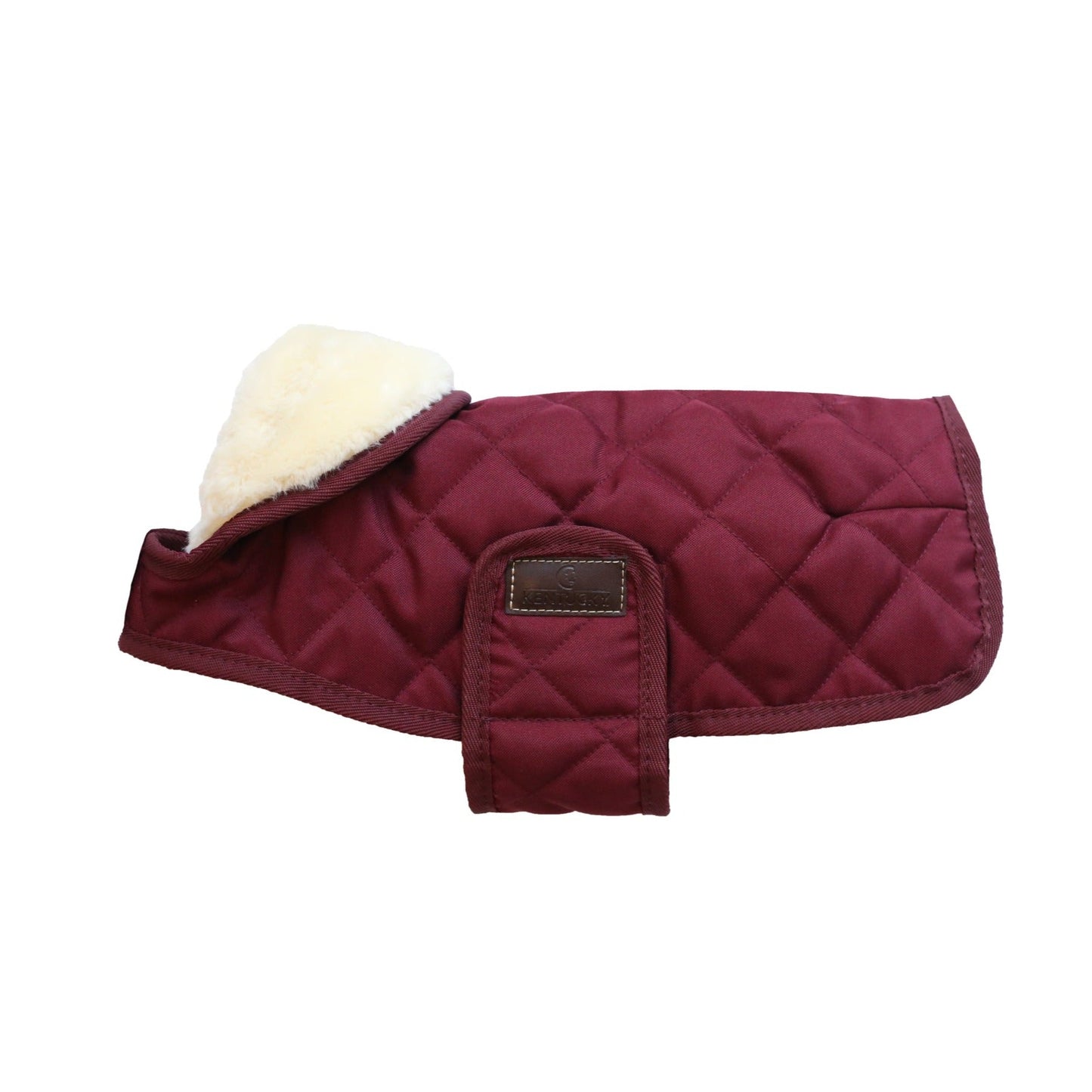Manteau pour chien matelassé chic Bordeaux Fabuldog