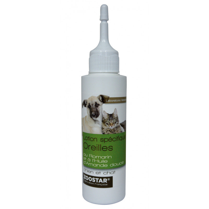 Lotion spécifique oreilles chien et chat Zoostar