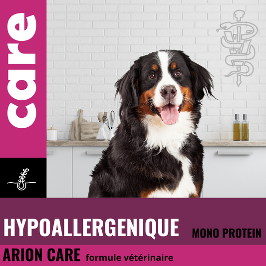 Croquettes chien HYPOALLGENIC - problème peau - ARION CARE - 2kg Fabuldog 