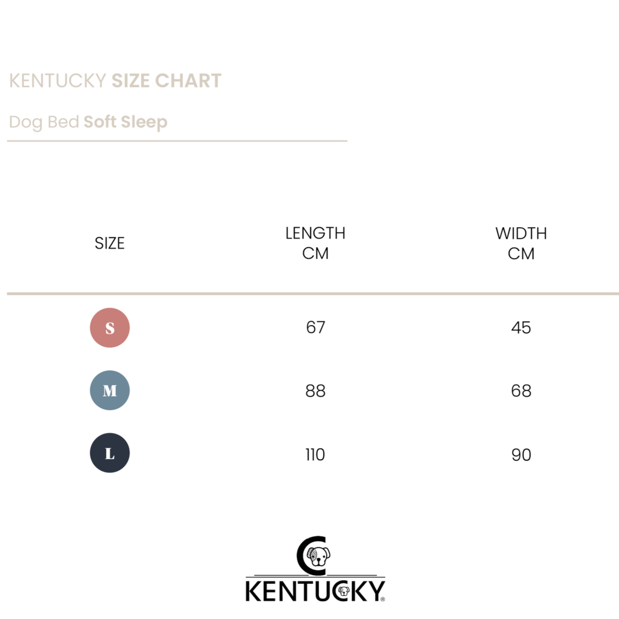 Panier pour chien soft Sleep Kentucky Dogwear