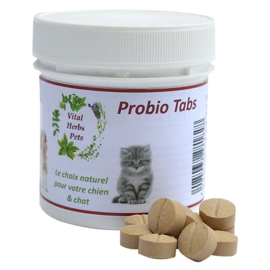 Probiotiques Vital Herbs Probio Tabs chien et chat